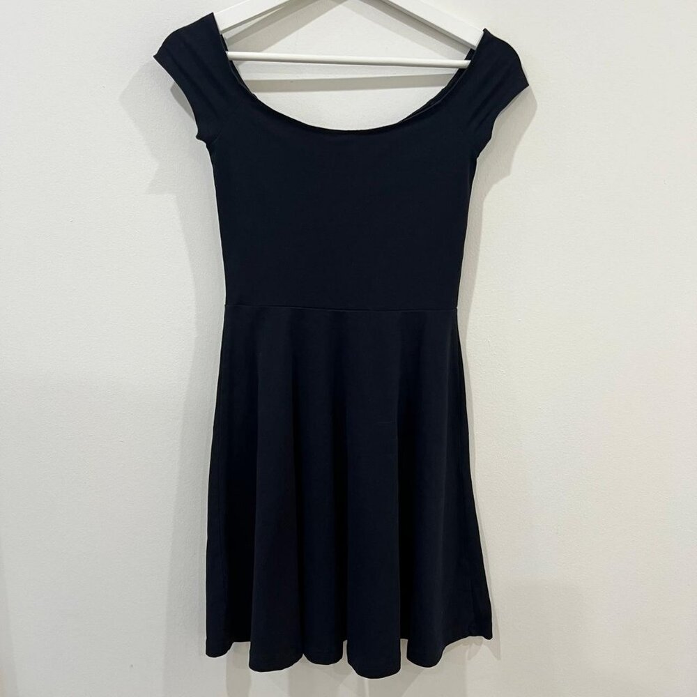 Off-Shoulder Flare Dress